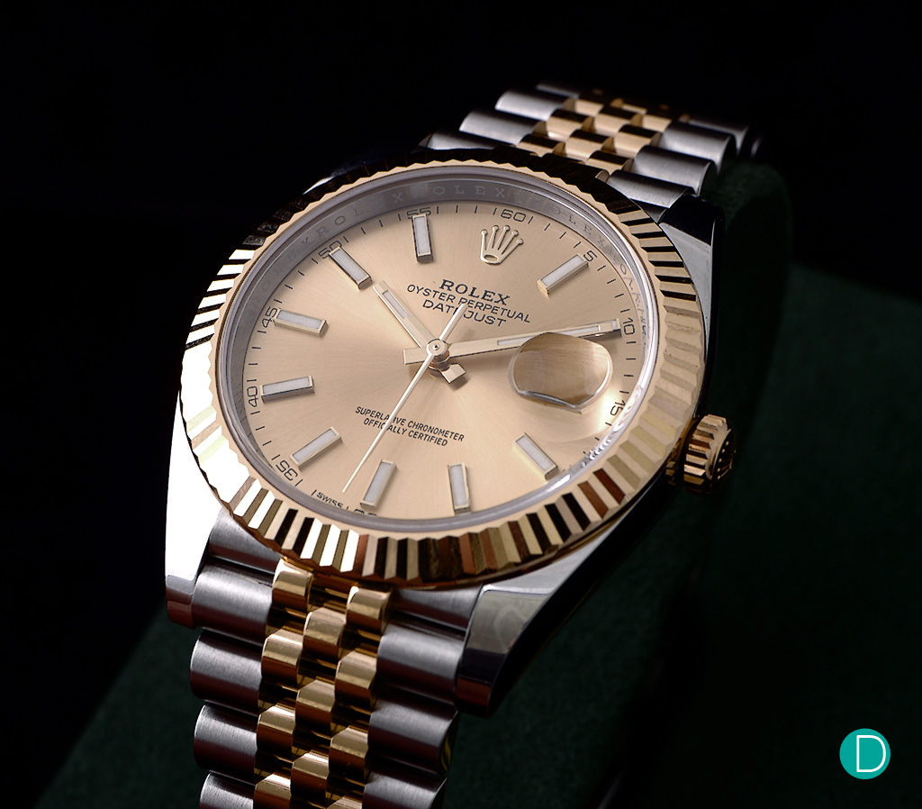 Rolex Datejust mới ra mắt với hai tông màu vàng và thép.