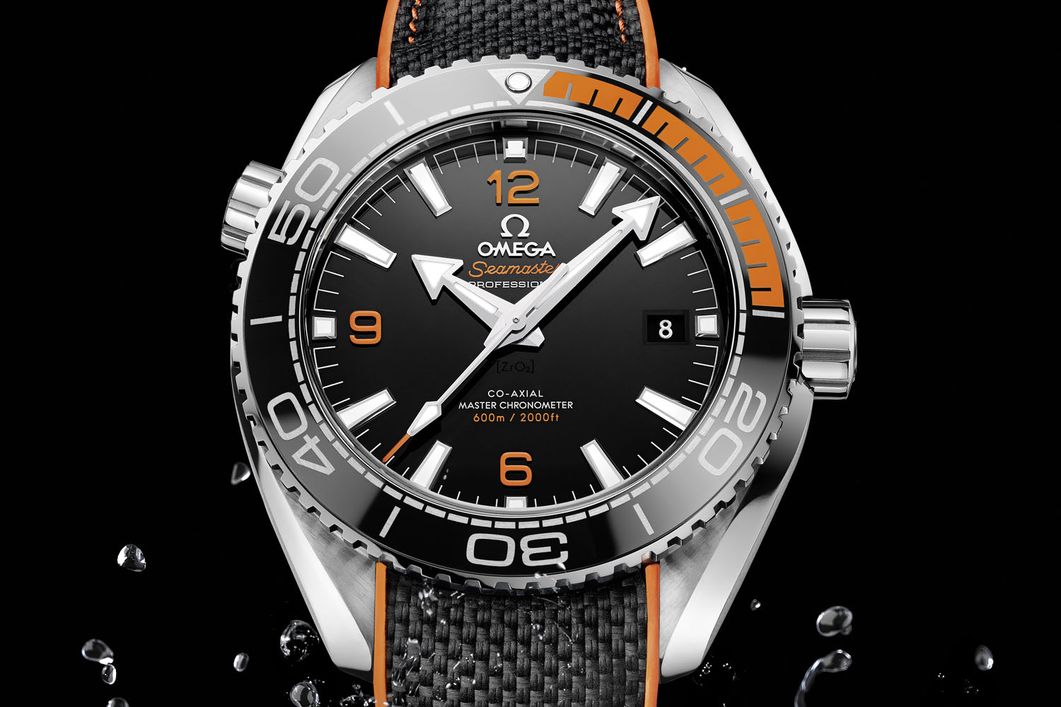 Omega Seamaster Planet Ocean 43.5mm Automatic - Black and Orange - Master Chronometer