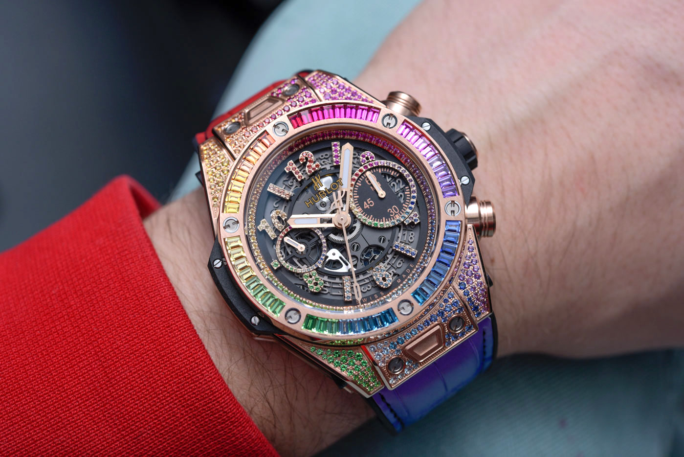 Hands-On: Hublot Big Bang Unico Rainbow King Gold Watch Hands-On 