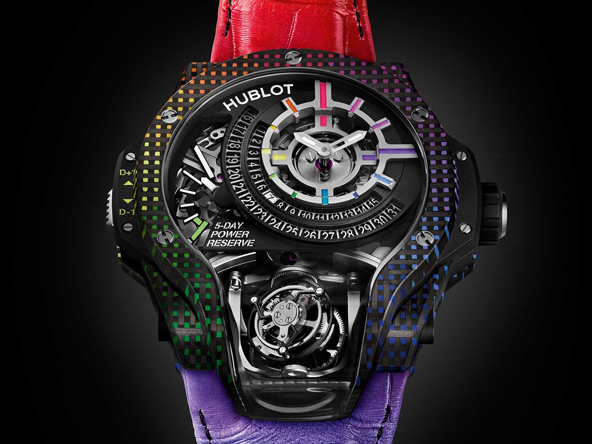 Hublot ra mắt Dự trữ năng lượng 5 ngày MP-09 Tourbillon Bi-Axis trong Miami Art Basel