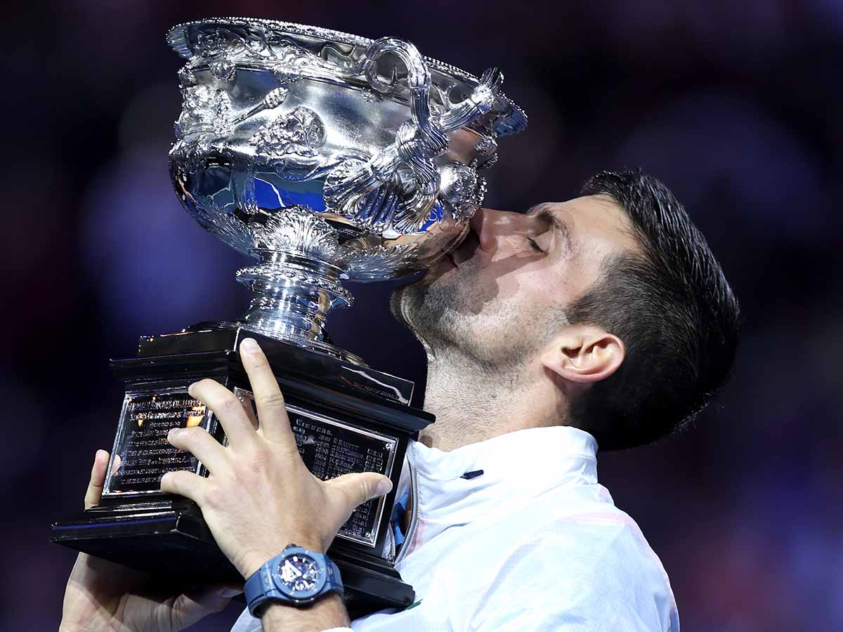 Nhìn lại trận đấu cổ tay của Novak Djokovic trong mùa quần vợt 2023
