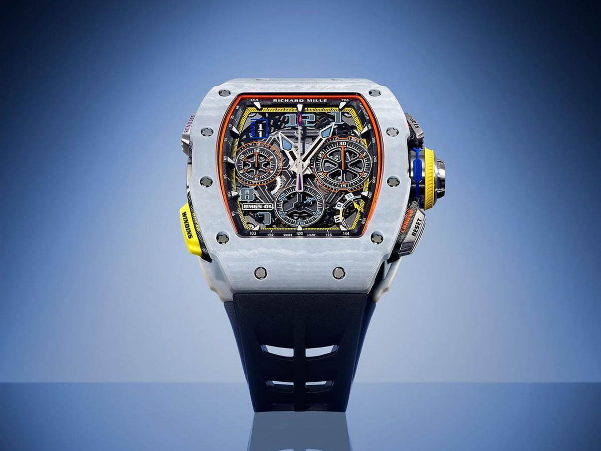 Richard Mille vừa tung ra một phối màu mới cho RM 65-01, chiếc đồng hồ đeo tay phức tạp nhất của nó