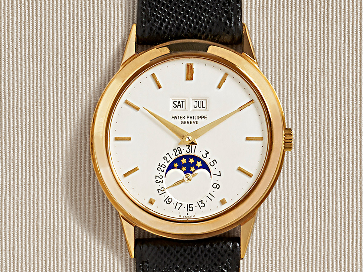 Đồng hồ lịch vạn niên Patek Philippe của Andy Warhol Tham khảo. 3448 sẽ được bán đấu giá bởi đồng hồ của Christie